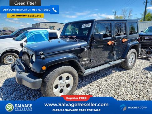 Used 2014 Jeep Wrangler Unlimited Sahara AWD/4WD image 1