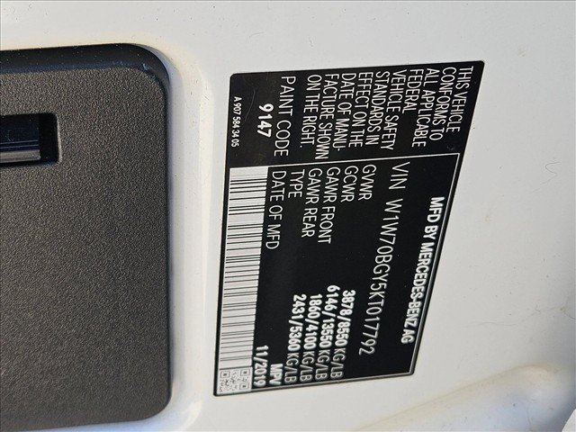 Used 2019 Mercedes-Benz Sprinter 1500 image 20