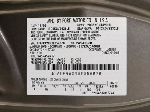 Used 2003 Ford Mustang GT Premium RWD image 86