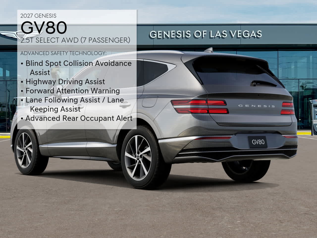 New 2027 Genesis GV80 2.5T Select AWD/4WD image 7