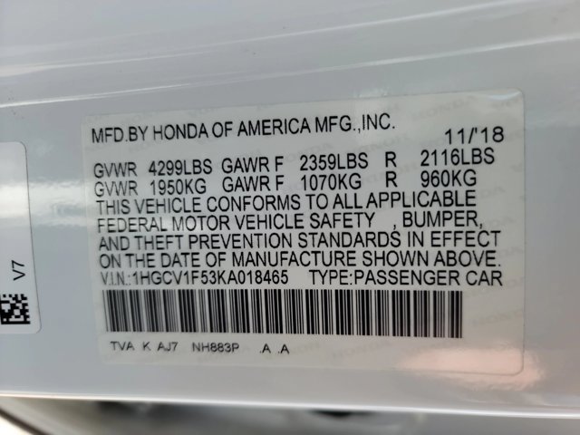 Used 2019 Honda Accord EX-L image 29
