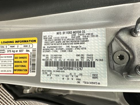 Used 2017 Ford Fusion Titanium AWD/4WD image 20