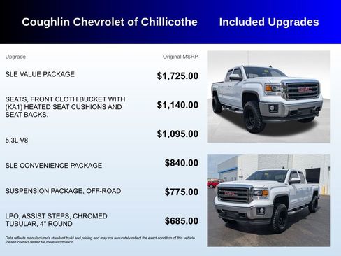 Used 2015 GMC Sierra 1500 SLE w/ SLE Value Package image 3