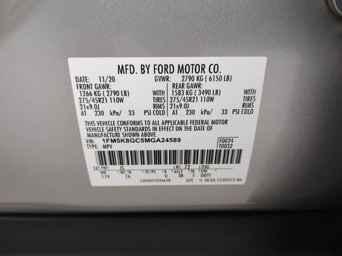 Used 2021 Ford Explorer ST w/ Equipment Group 401A AWD/4WD image 16