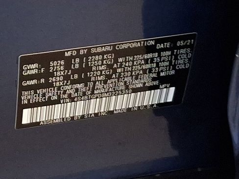 Used 2021 Subaru Outback Touring XT image 27