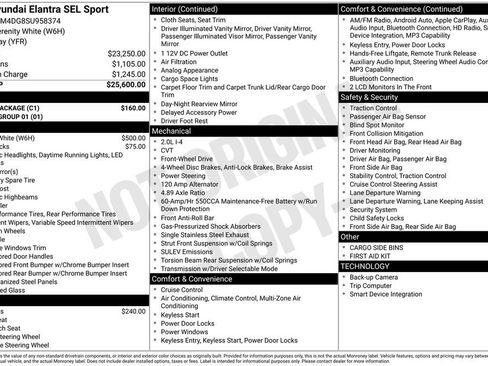 New 2025 Hyundai Elantra Sport w/ Cargo Package image 5
