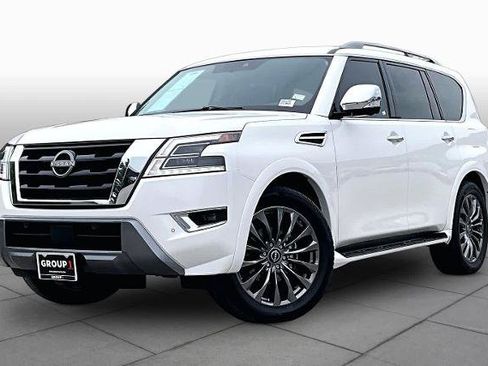 Certified 2023 Nissan Armada Platinum w/ Captain's Chairs Package RWD image 1