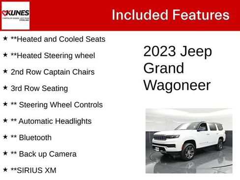 Used 2023 Jeep Grand Wagoneer 4WD image 5