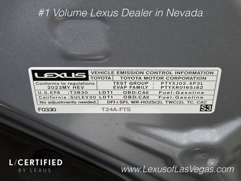 Certified 2023 Lexus RX 500h F Sport w/ Cold Area Package AWD/4WD image 28