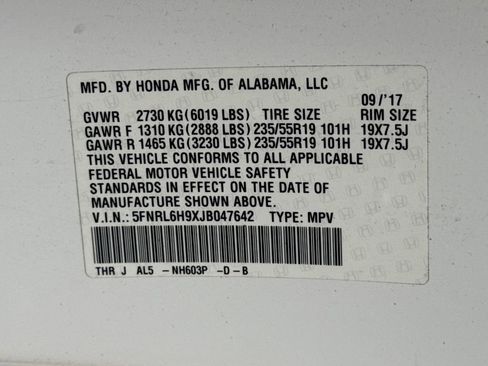 Used 2018 Honda Odyssey Elite image 30