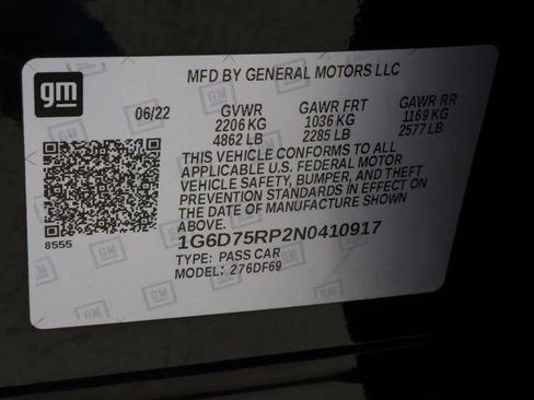 Certified 2022 Cadillac CT4 V Blackwing w/ Driver Assist Package image 26