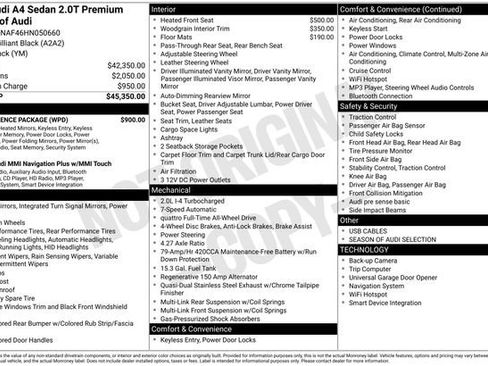 Used 2017 Audi A4 2.0T Premium w/ Convenience Package image 34