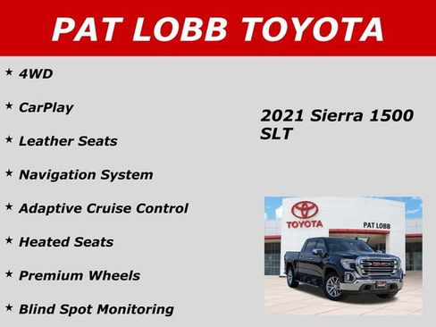 Used 2021 GMC Sierra 1500 SLT AWD/4WD image 39