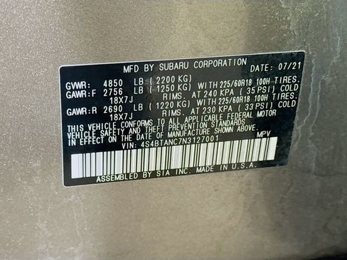 Used 2022 Subaru Outback Limited AWD/4WD image 41