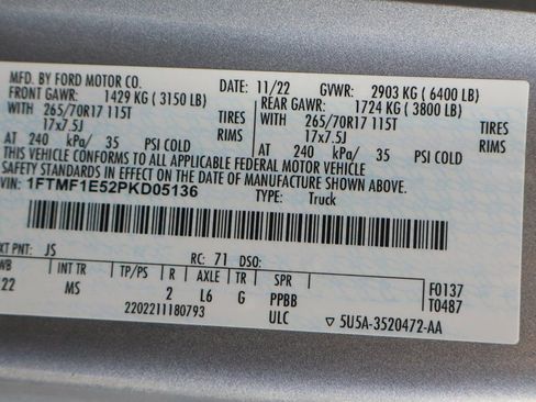 Used 2023 Ford F150 XLT w/ Equipment Group 301A Mid AWD/4WD image 49