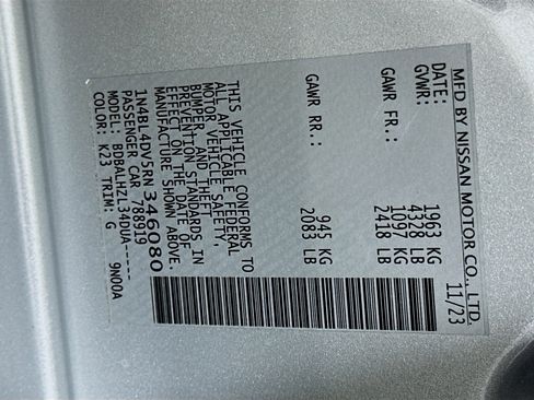 Used 2024 Nissan Altima 2.5 SV image 12