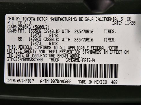 Used 2021 Toyota Tacoma TRD Off-Road image 14