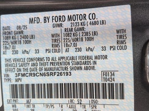 New 2025 Ford Bronco Sport Outer Banks w/ Outer Banks Tech Package+ image 17