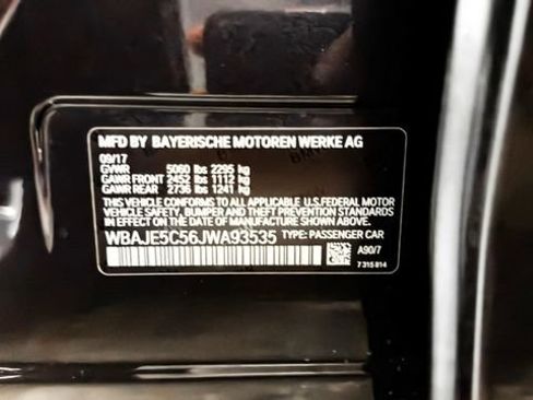 Used 2018 BMW 540i RWD image 62