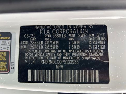 Used 2023 Kia Sorento SX Prestige w/ Panoramic Sunroof Package AWD/4WD image 35
