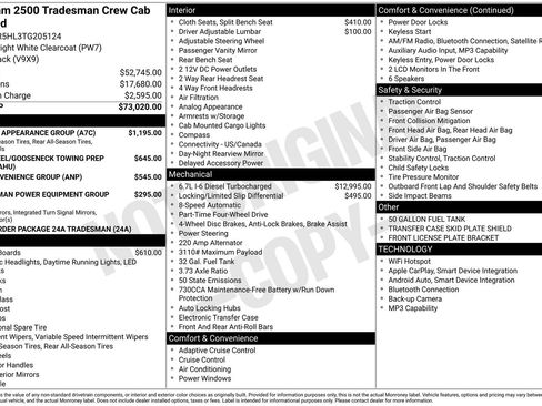 New 2026 RAM 2500 Tradesman w/ Chrome Appearance Group image 33