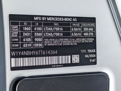 New 2026 Mercedes-Benz Sprinter 2500 image 12