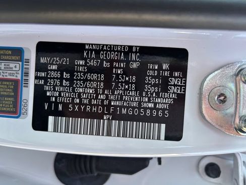 Used 2021 Kia Sorento EX w/ Panoramic Sunroof Package AWD/4WD image 25