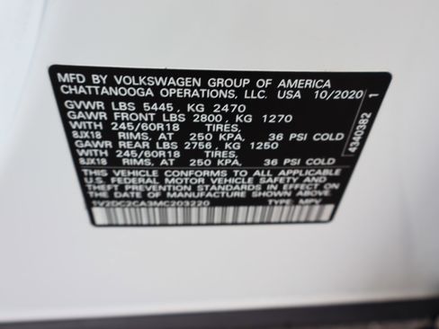 Used 2021 Volkswagen Atlas Cross Sport SE FWD image 42