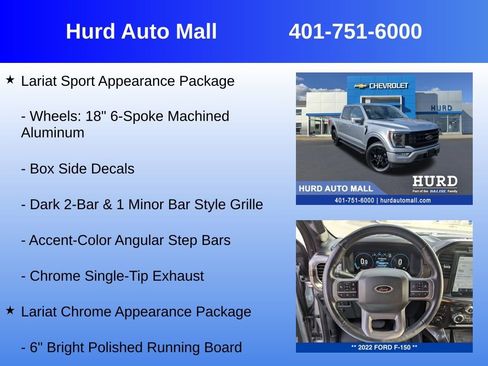 Used 2022 Ford F150 Lariat w/ Equipment Group 502A High image 24