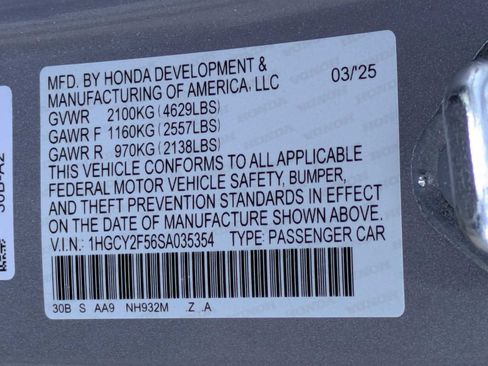 Certified 2025 Honda Accord Sport image 35