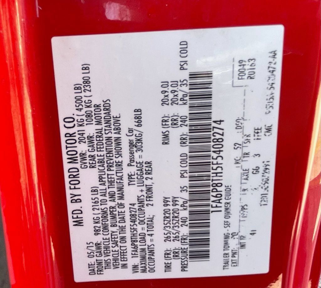 Used 2015 Ford Mustang Premium RWD image 30