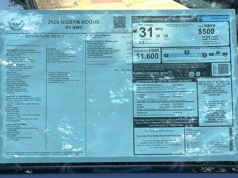 New 2026 Nissan Rogue SV w/ Cold Weather Package image 16