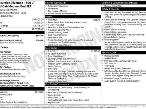 Used 2025 Chevrolet Silverado 1500 LT w/ Protection Package AWD/4WD image 3