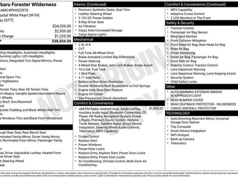 Used 2023 Subaru Forester Wilderness image 3