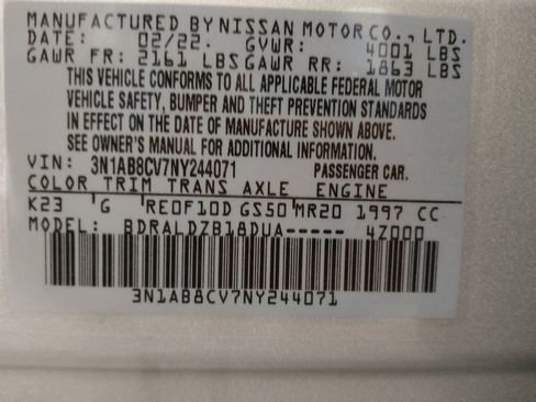 Used 2022 Nissan Sentra SV FWD image 33