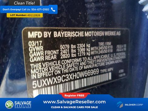 Used 2017 BMW X3 xDrive28i AWD/4WD image 17