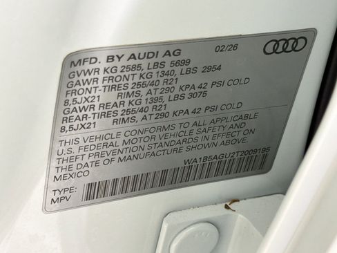 New 2026 Audi SQ5 Premium Plus image 24