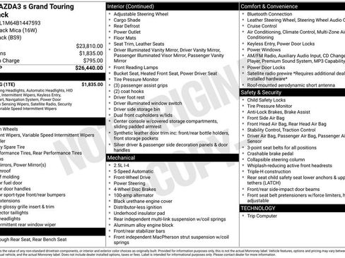 Used 2011 MAZDA MAZDA3 s Grand Touring w/ Tech Pkg image 2
