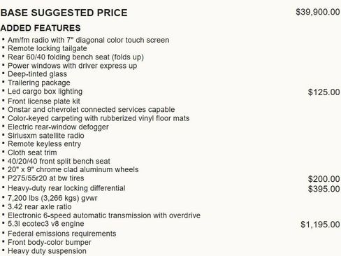 Used 2018 Chevrolet Silverado 1500 Custom w/ Custom Value Package image 16