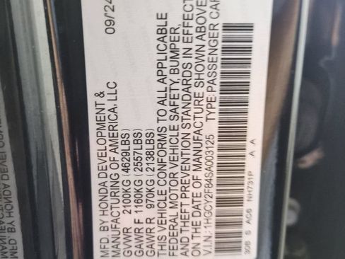 Certified 2025 Honda Accord Touring image 33