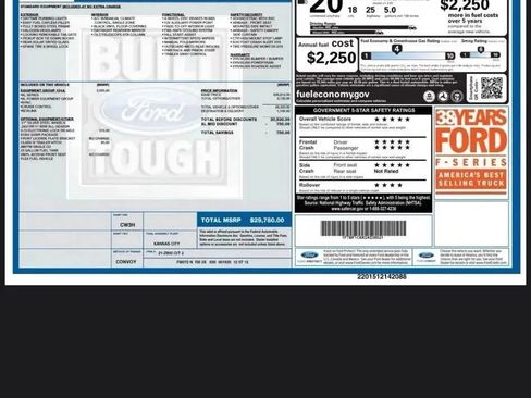 Used 2016 Ford F150 XL w/ Equipment Group 101A Mid image 30