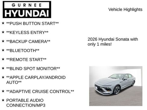 New 2026 Hyundai Sonata SEL image 8