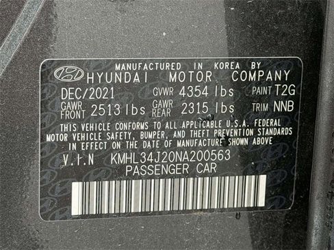 Used 2022 Hyundai Sonata Limited w/ Cargo Package image 29