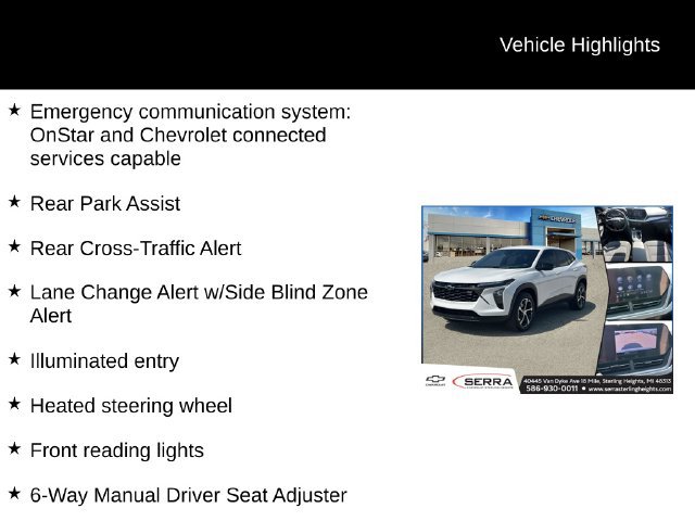 Certified 2024 Chevrolet Trax RS w/ Driver Confidence Package FWD image 5