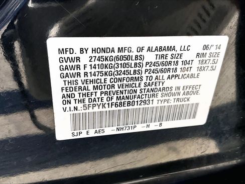 Used 2014 Honda Ridgeline SE image 33