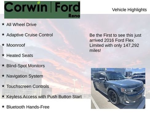 Used 2016 Ford Flex Limited w/ Equipment Group 303A AWD/4WD image 4