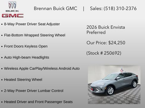 New 2026 Buick Envista Sport Touring w/ Convenience I Package FWD image 12