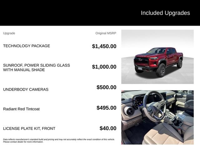 New 2026 Chevrolet Colorado ZR2 w/ Technology Package AWD/4WD image 5