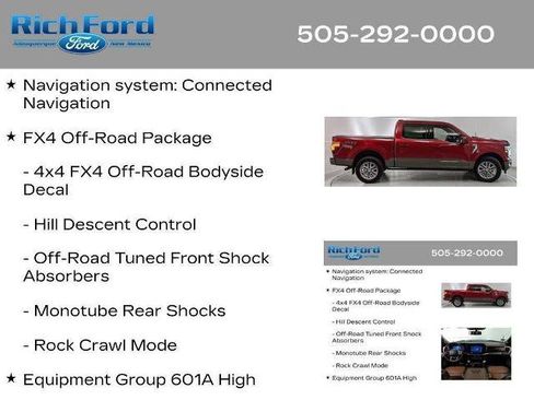 Certified 2025 Ford F150 King Ranch w/ FX4 Off-Road Package AWD/4WD image 35