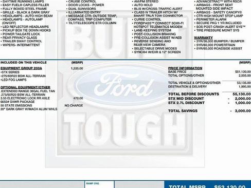 Certified 2025 Ford F150 STX w/ Equipment Group 200A image 2
